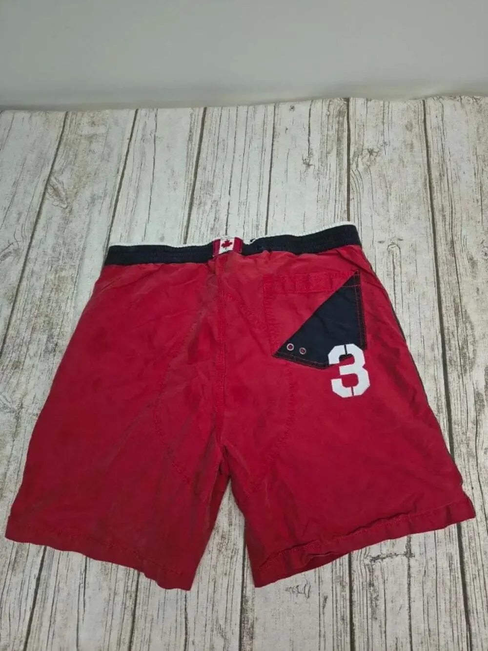 Polo Ralph Lauren Red Swim Trunks Shorts Size M